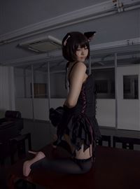 [enako] [enacat black] black silk cat girl(117)